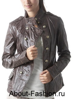 Модные кожаные куртки зима 2011 года от Promod - Мода весна-лето 2011.